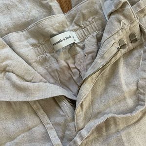 Abercrombie and Fitch linen wide leg pants xxs